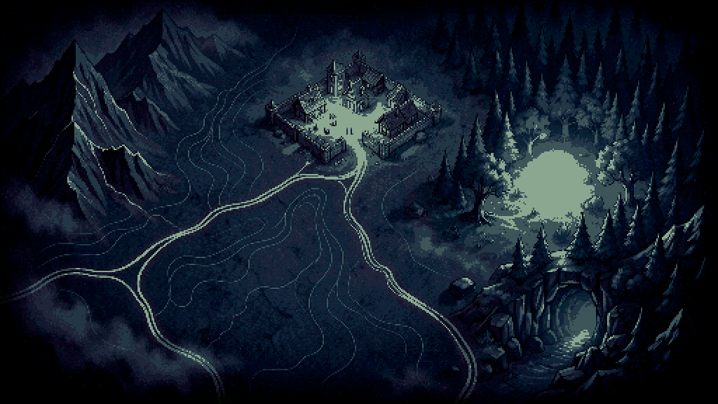 The Dreaming Hunger pixel map